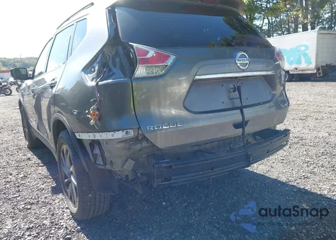 2015 Nissan Rogue Sl из США, поврежденный, VIN 5N1AT2MV7FC844018